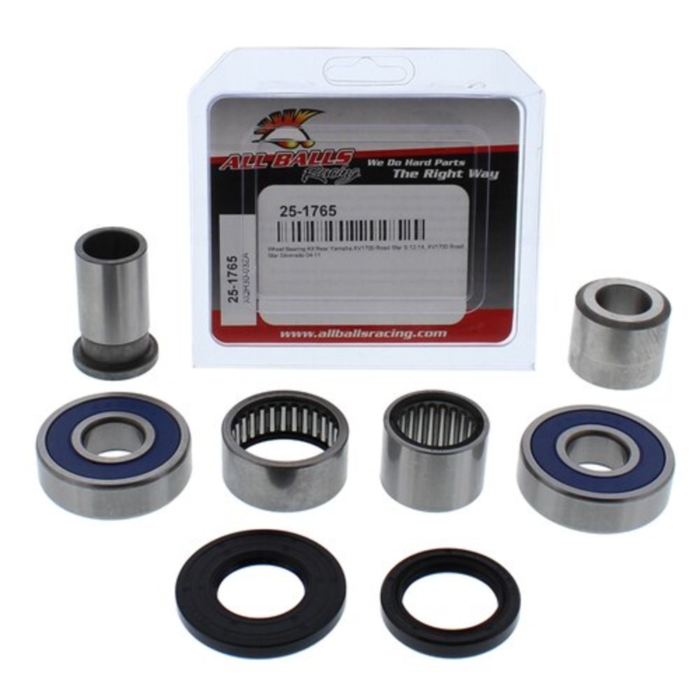 New ALL BALLS Rear Wheel Bearing Kit For YAMAHA XV1700 ROAD STAR 25-1765