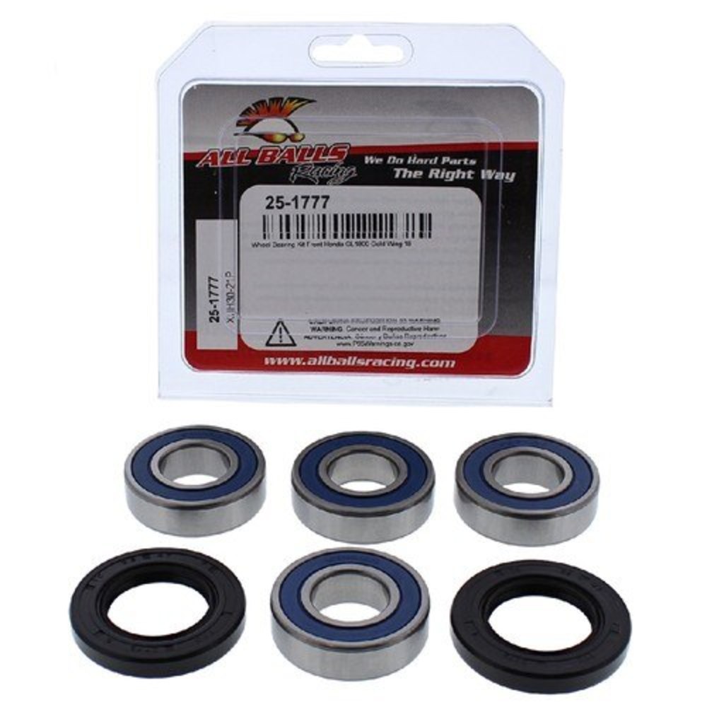 New ALL BALLS Front Wheel Bearing Kit For HONDA GL1800 GOLDWING 25-1777