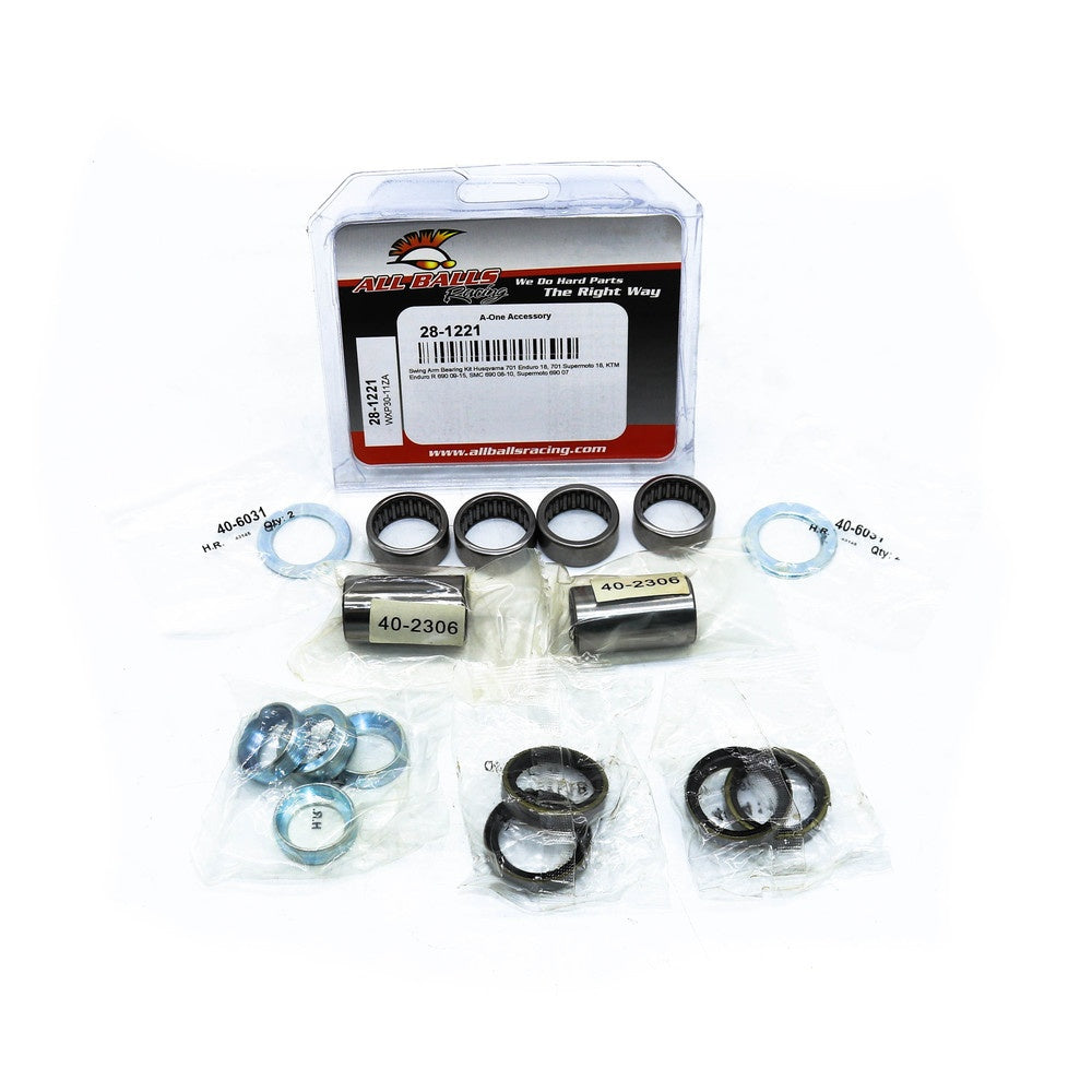 New ALL BALLS Swingarm Bearing & Seal Kit For GAS-GAS, HUSQVARNA, KTM 28-1221 | Australian Moto Spares
