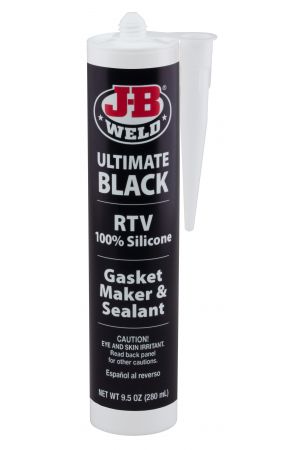 J-B WELD Ultimate Black Gasket Maker & Sealant Silicone Cartridge 280ml 32929