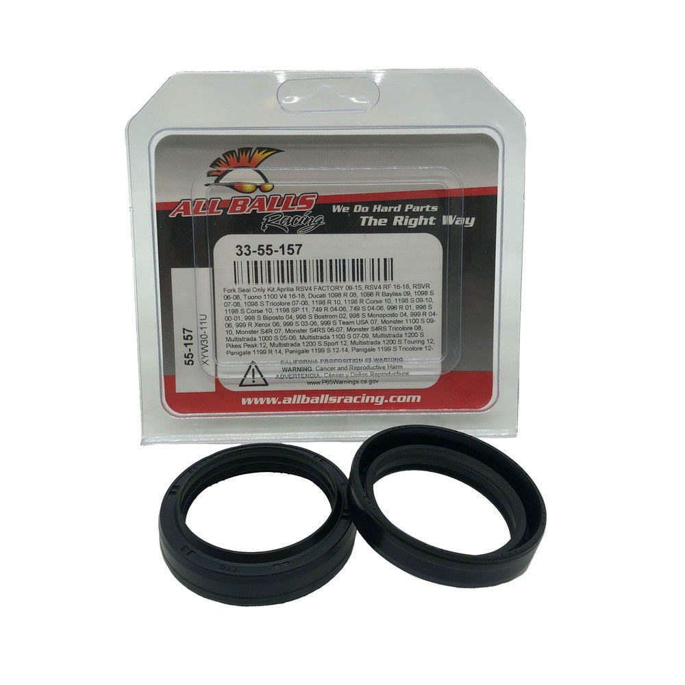 New ALL BALLS Fork Seals - All Balls For YAMAHA YZF-R1M, YZF-R1 33-55-157