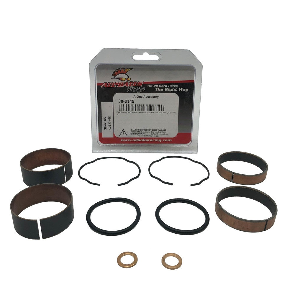 New ALL BALLS Fork Bushing Kit For YAMAHA YZF1000R THUNDERACE, FJR1300 38-6145
