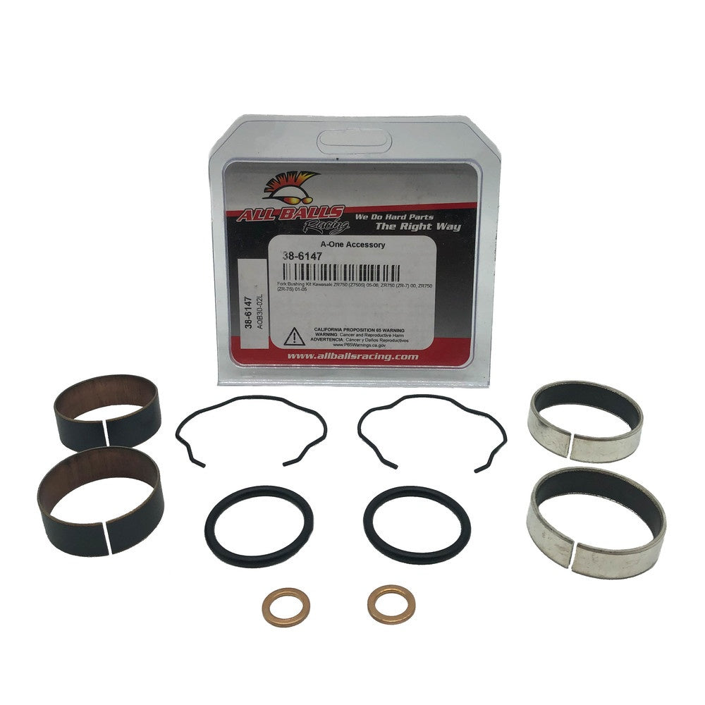 New ALL BALLS Fork Bushing Kit For KAWASAKI ZR750 ZR-7 38-6147 | Australian Moto Spares