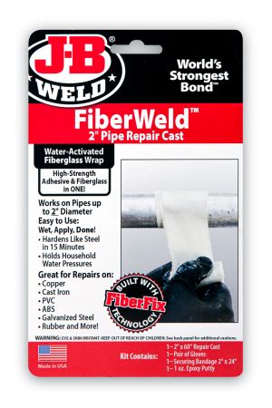 J-B WELD Fiberweld High-Strength Fiberglass Wrap Pipe Repair Cast 2