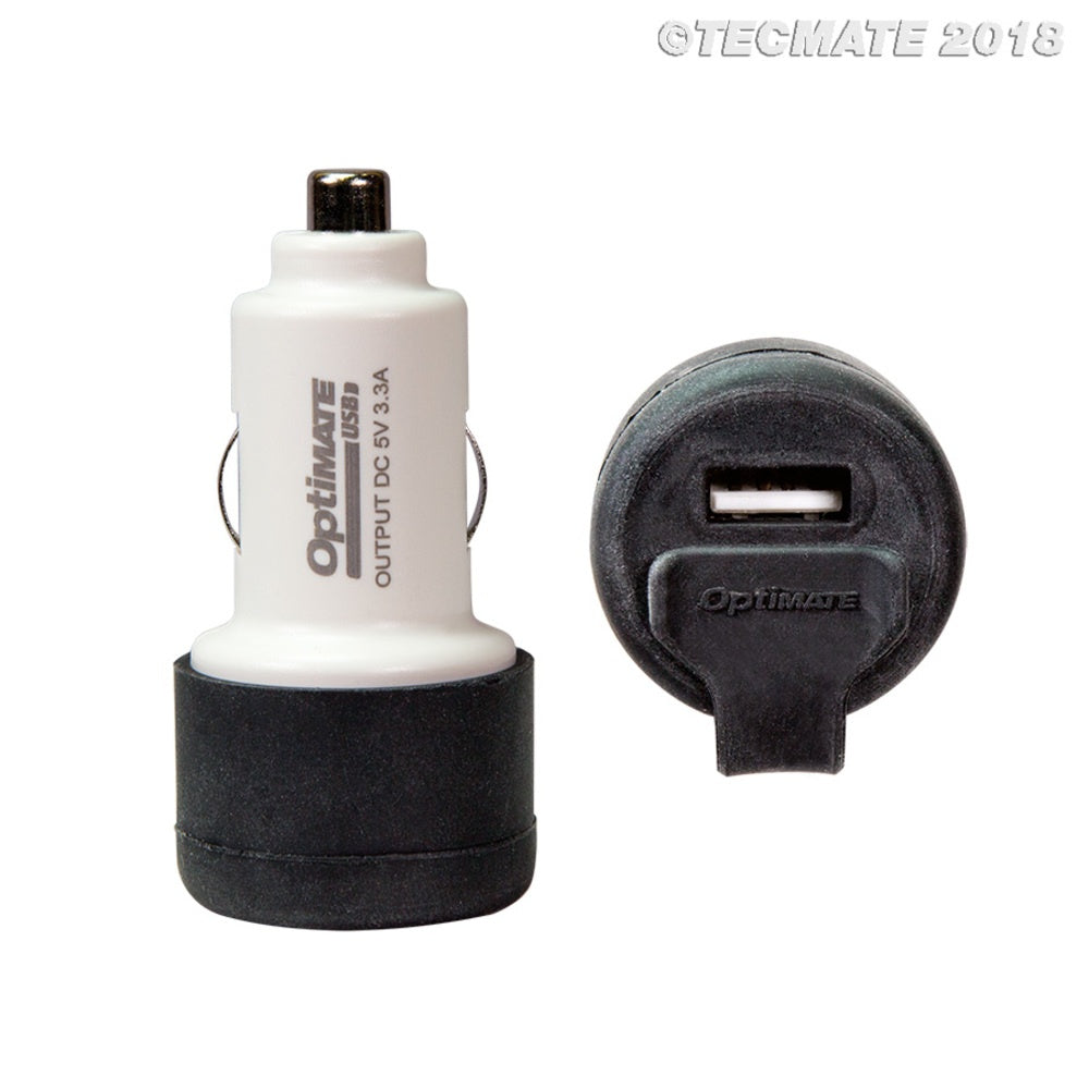 New OPTIMATE Auto Plug with 2 USB ports 4-O-106