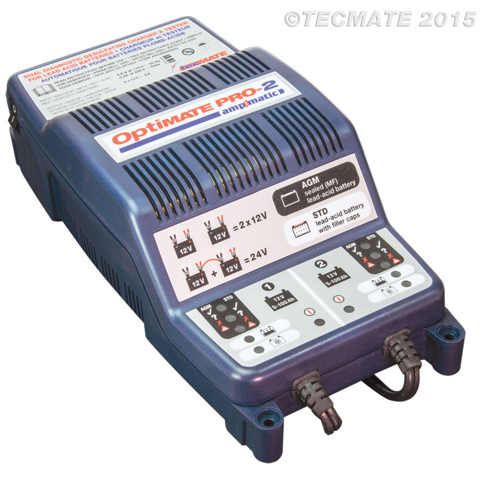 New TECMATE OPTIMATE PRO-2 Battery Charger 4-TS181 | Australian Moto Spares