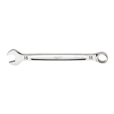 New Milwaukee MAX BITE Open-End Grip 15mm Metric Combination Wrench 45969515