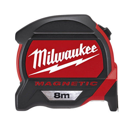 New Milwaukee Nylon Bond Blade 8M Belt Clip Finger Stop Magnetic Tape 48227608