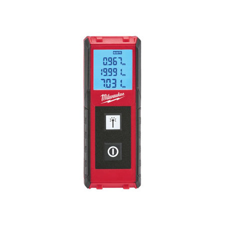 Milwaukee Backlit Screen 30M Belt Clip Laser Distance Tape Measurer 4933459276