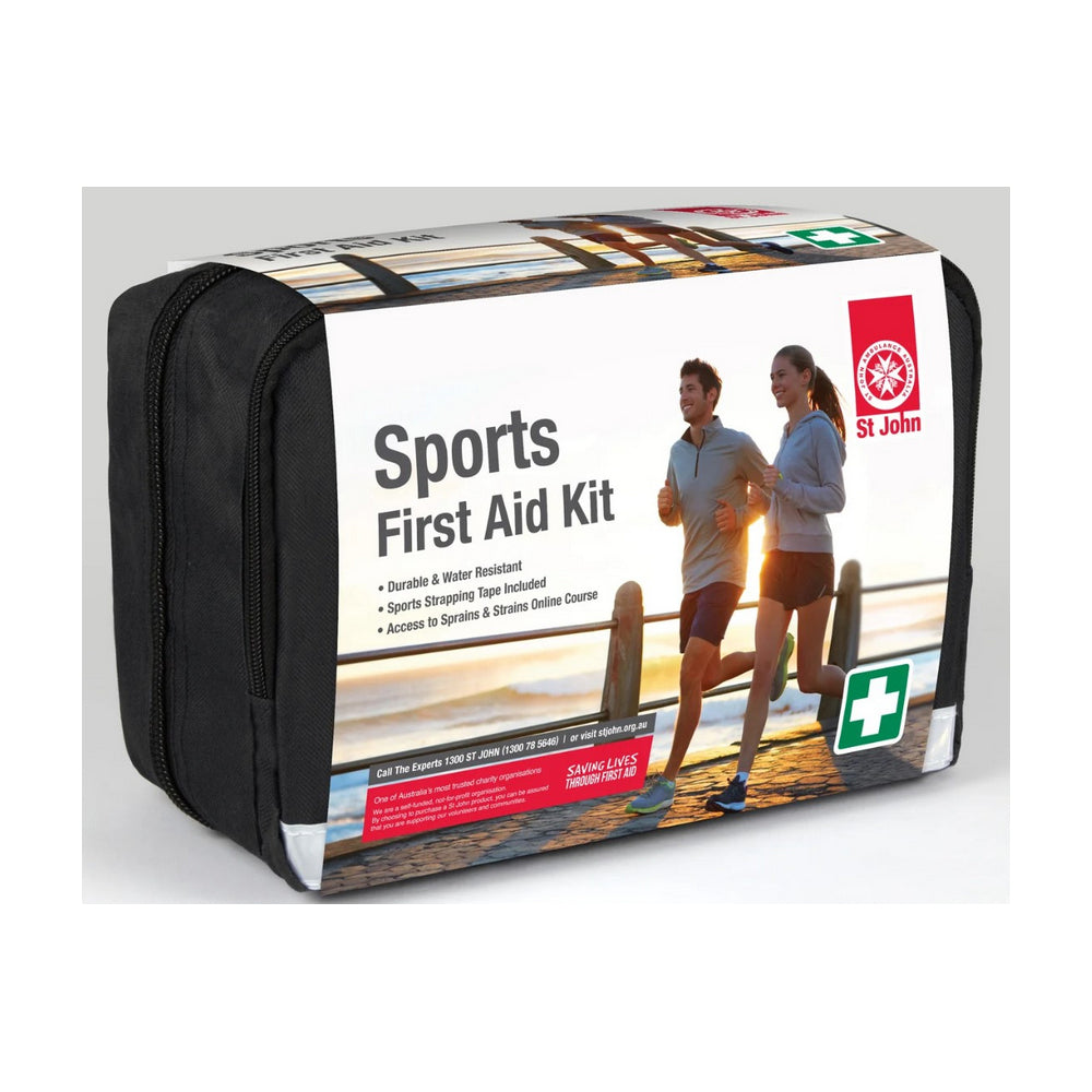 New ST JOHN AMBULANCE Sports First Aid Kit, With Sprain/Strain Course #604004 | Australian Moto Spares