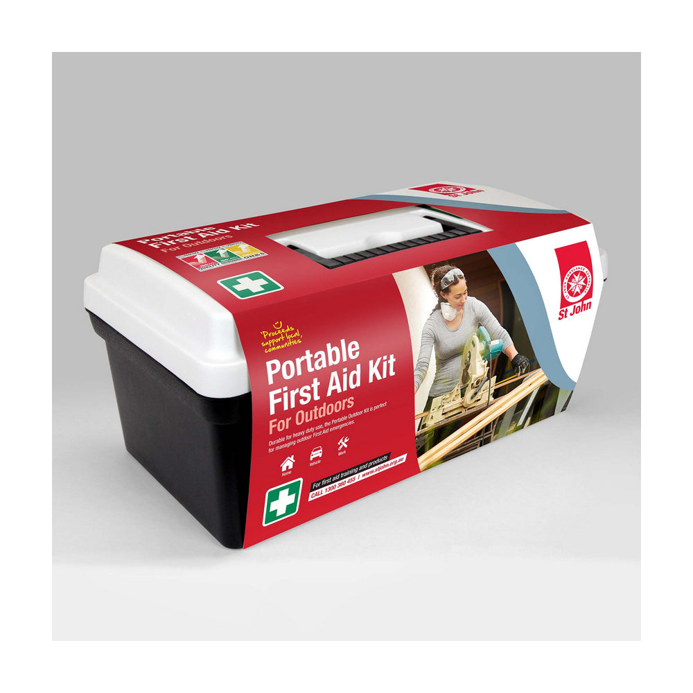 New ST JOHN AMBULANCE Portable First Aid Kit for Outdoors, Durable #605501 | Australian Moto Spares