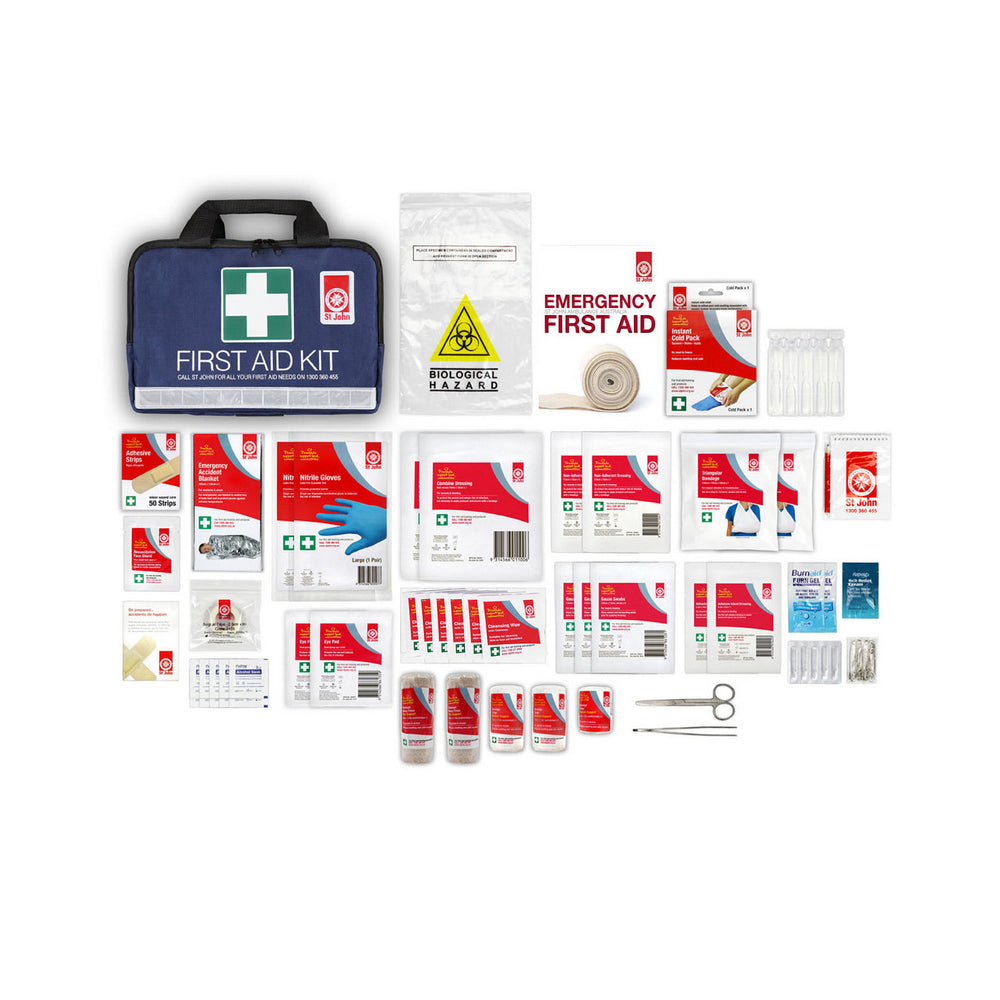 New ST JOHN AMBULANCE Medium Leisure First Aid Kit, Water Resistant #640002
