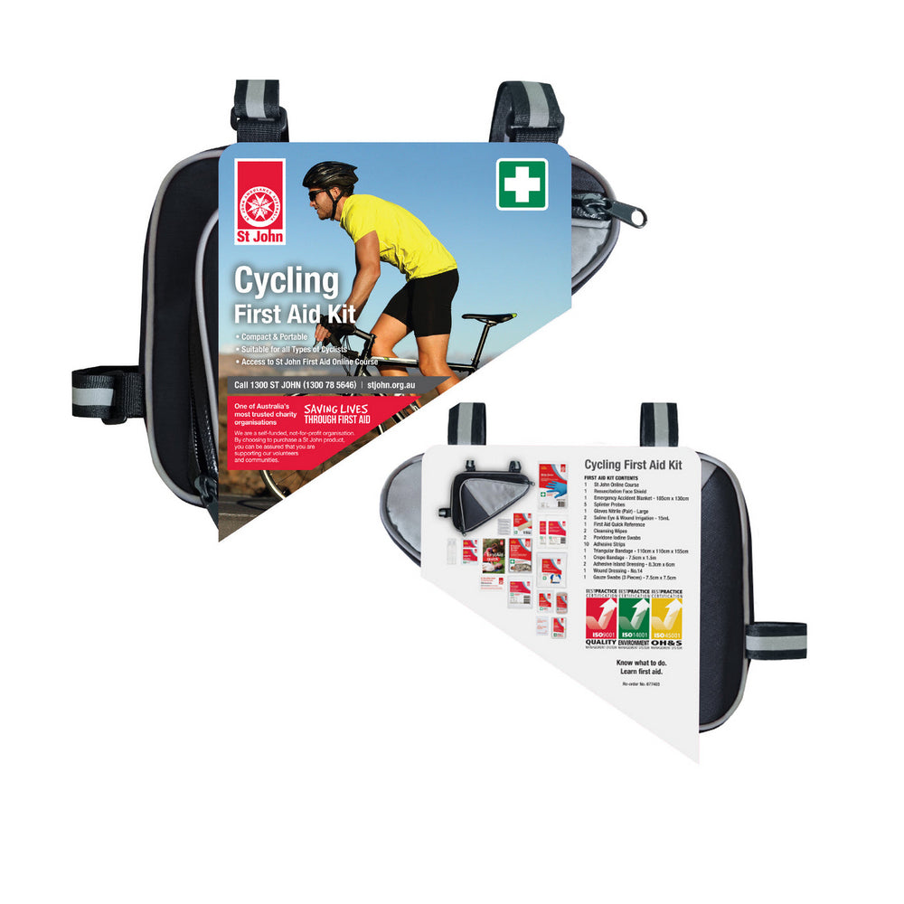 New ST JOHN AMBULANCE Cycling First Aid Kit #677403 | Australian Moto Spares