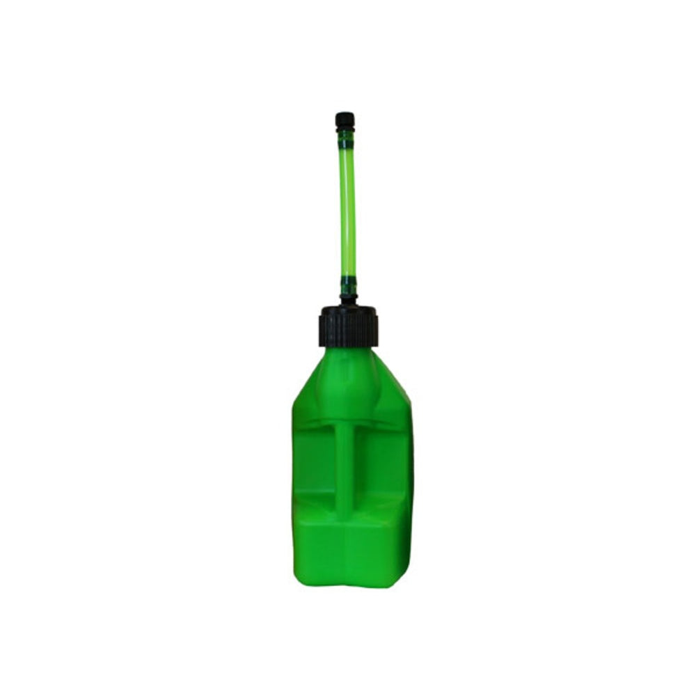 TUFF JUG 5gal/20L Kawasaki Green w/Blk StandardCap/Kawi Flex Spout 7-KUS-FFS002V | Australian Moto Spares