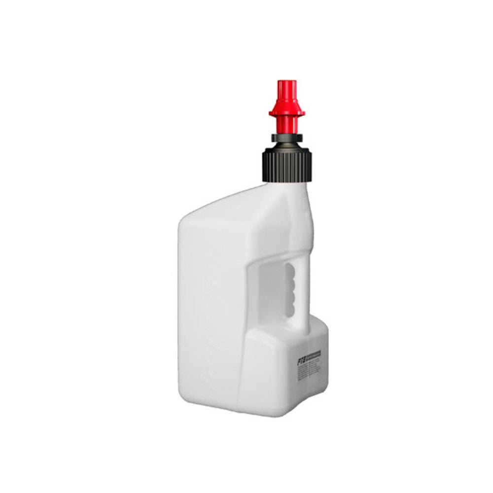 New TUFF JUG 5 Gallon/20 Liter White Tuff Jug with Red Ripper Cap 7-WURR | Australian Moto Spares