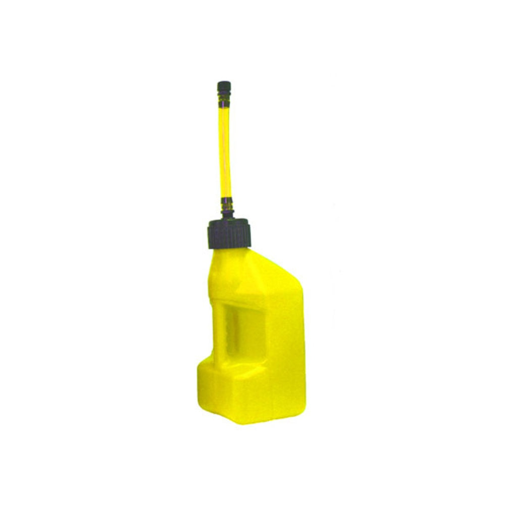 TUFF JUG 5gal/20L Yellow with Black Standard Cap/Yellow Flex Spout 7-YUS-FFS002V | Australian Moto Spares