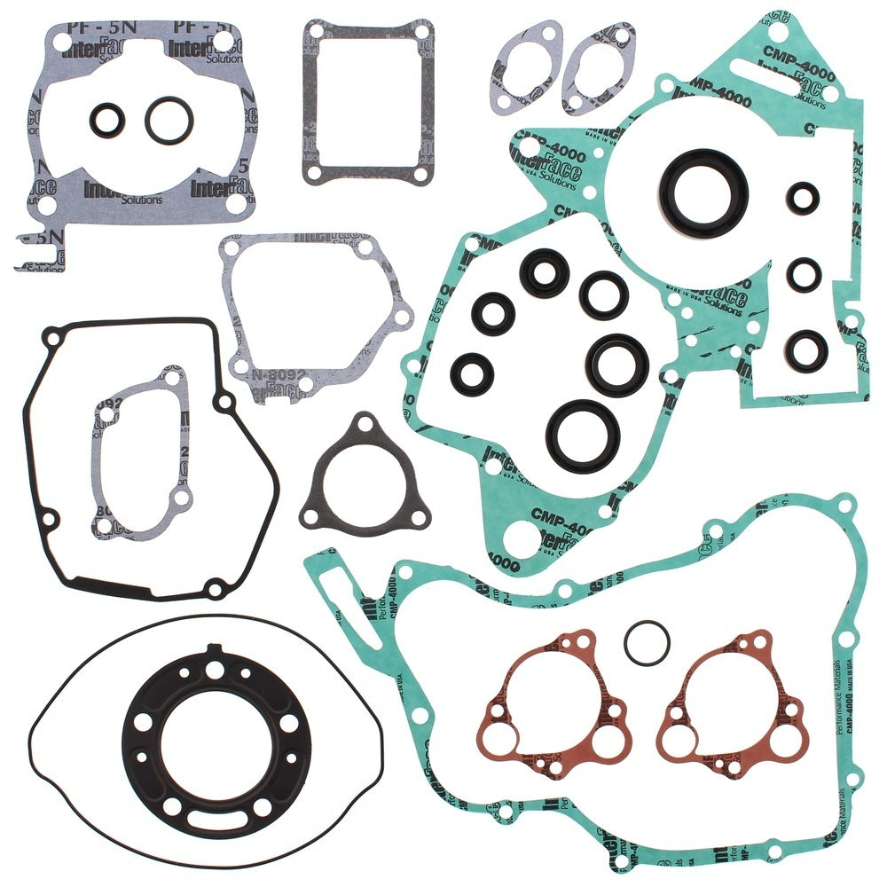 New VERTEX Gasket Kit - Complete with Oil Seals For HONDA CR125R 811235