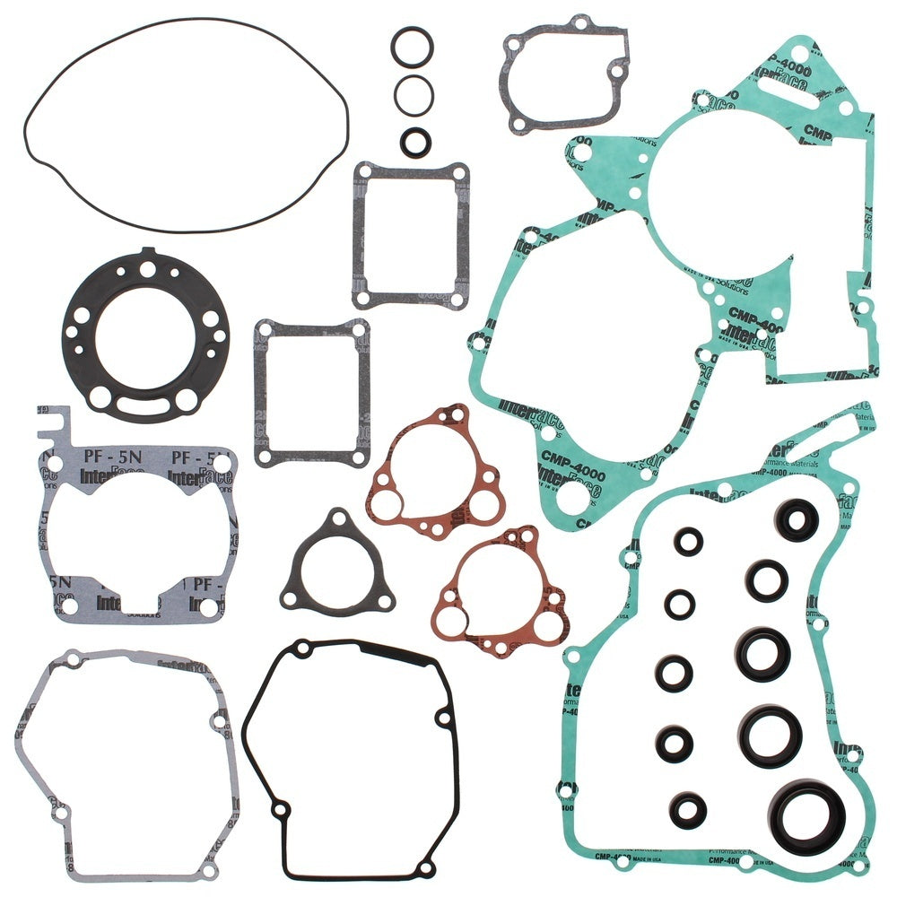 New VERTEX Gasket Kit - Complete with Oil Seals For HONDA CR125R 811237