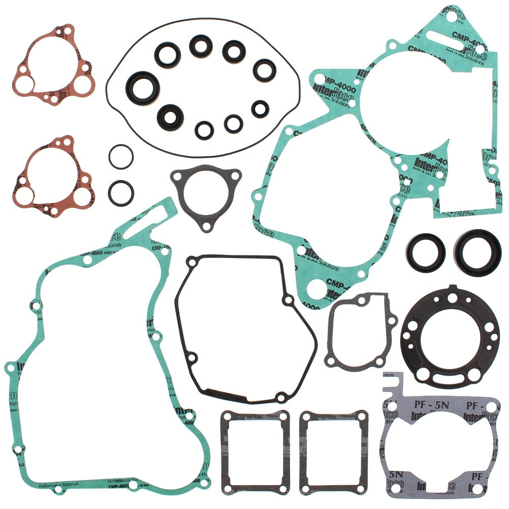 New VERTEX Gasket Kit - Complete with Oil Seals For HONDA CR125R 811247