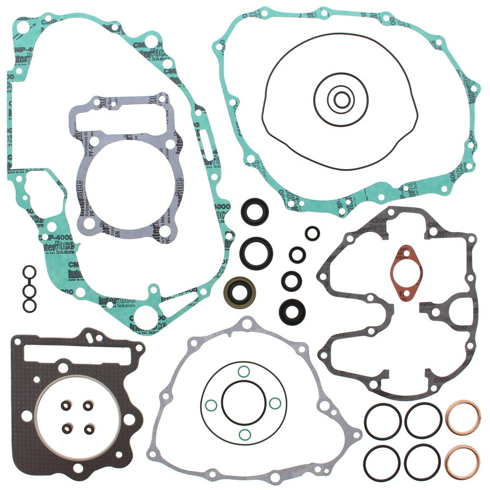 New VERTEX Gasket Kit - Complete with Oil Seals For HONDA XR400R 811265