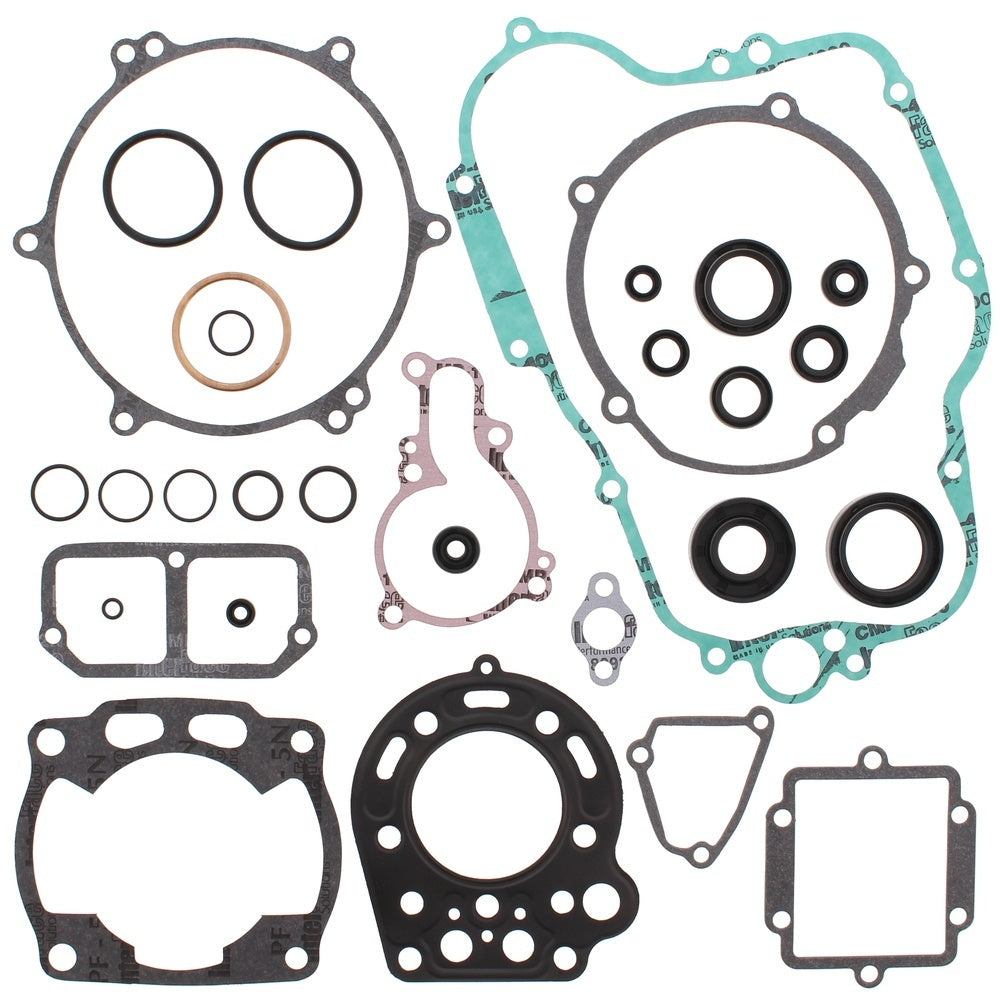 New VERTEX Gasket Kit - Complete with Oil Seals For KAWASAKI KX125 811423