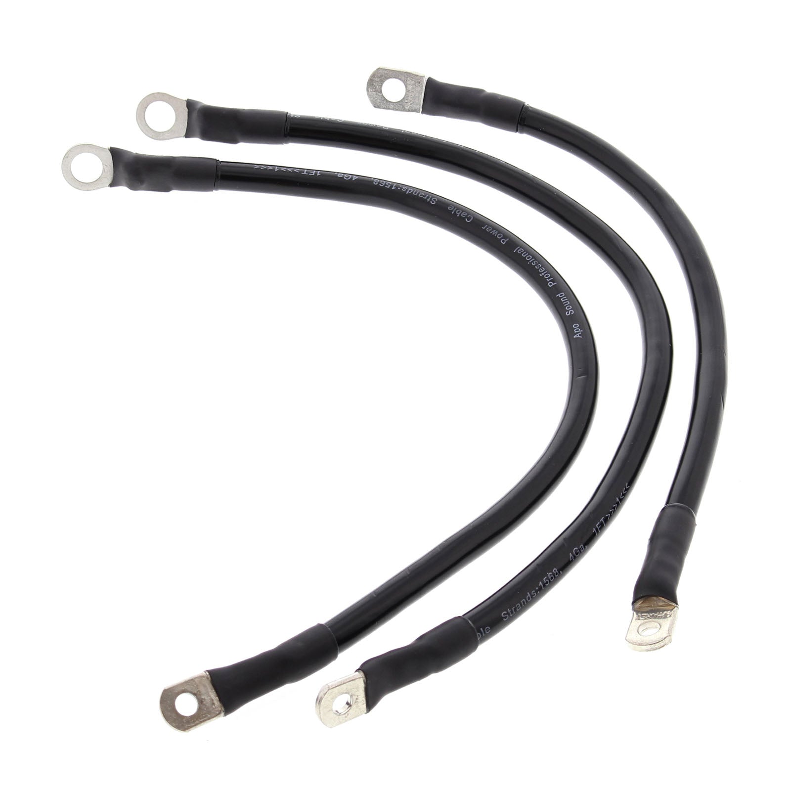 New ALL BALLS Racing Battery Cable Kit - Black Fits FXR 1982-1988 #AB7930031 | Australian Moto Spares
