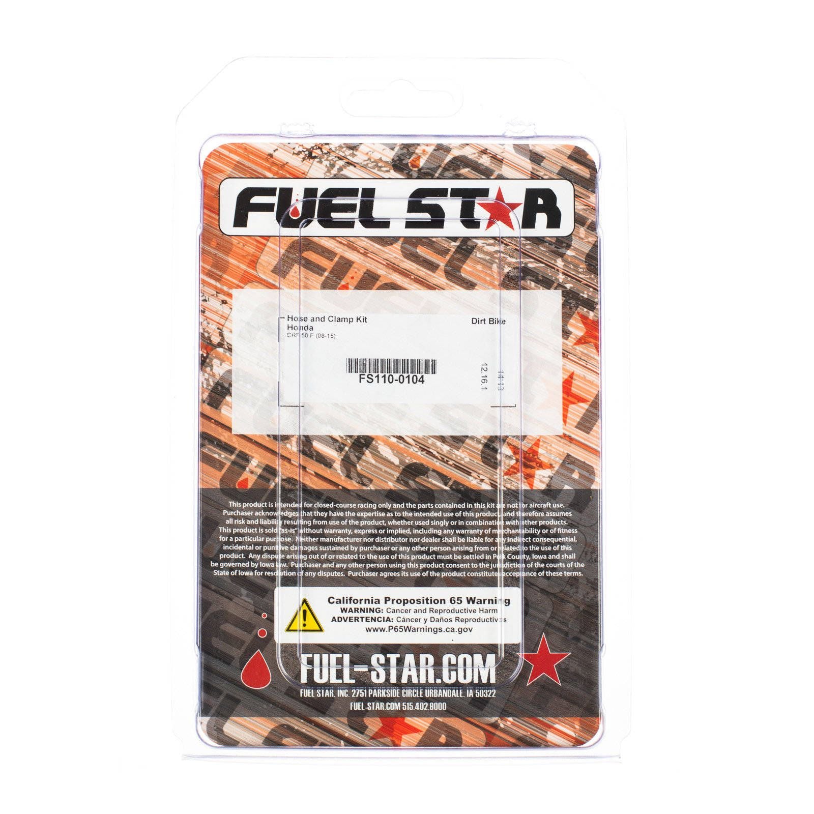 New ALL BALLS Racing Fuel Hose Clamp Kit #ABFS1100104