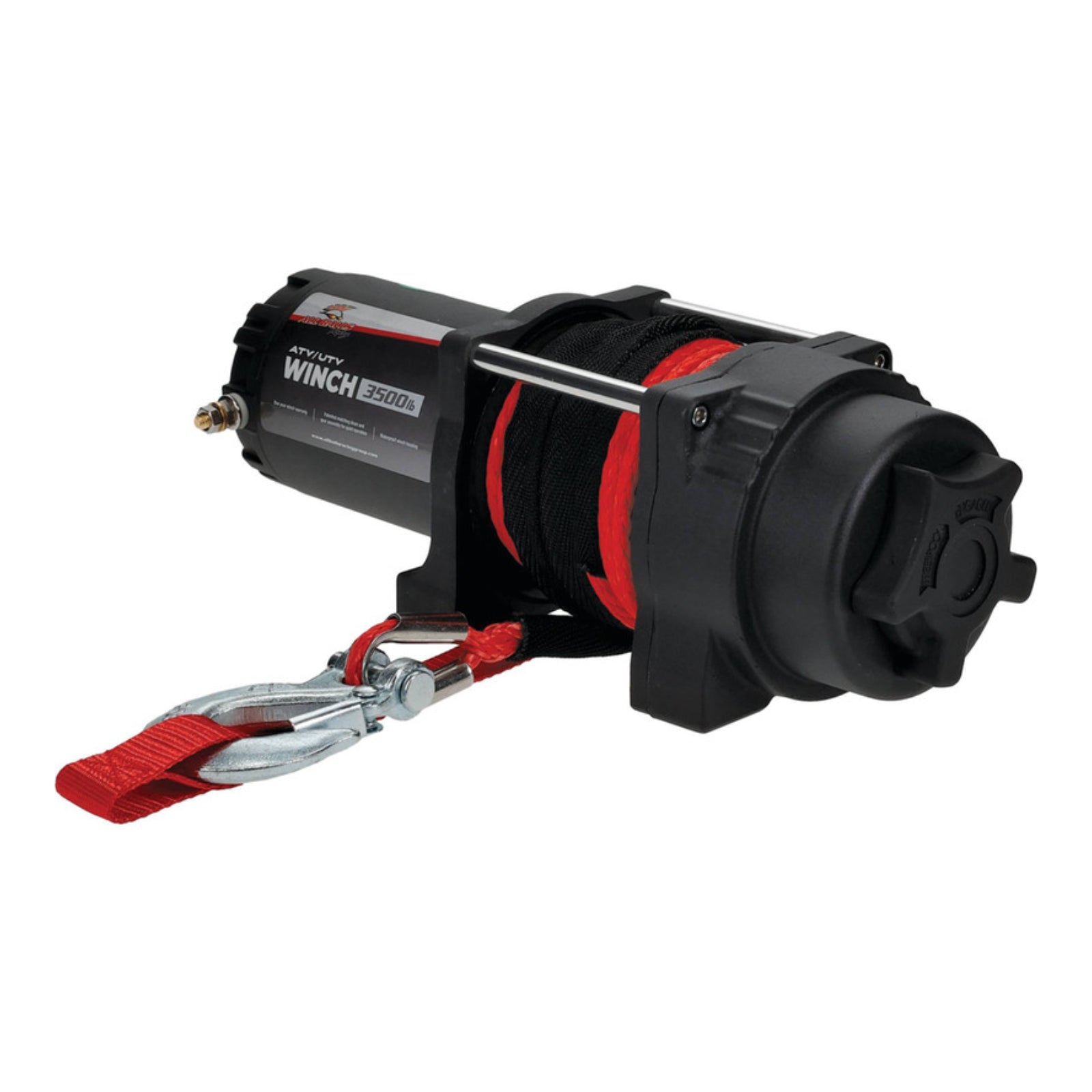 New ALL BALLS Racing 4 Bolt Winch 3500LB With 39FT Synthetic Rope #ABW35004SR