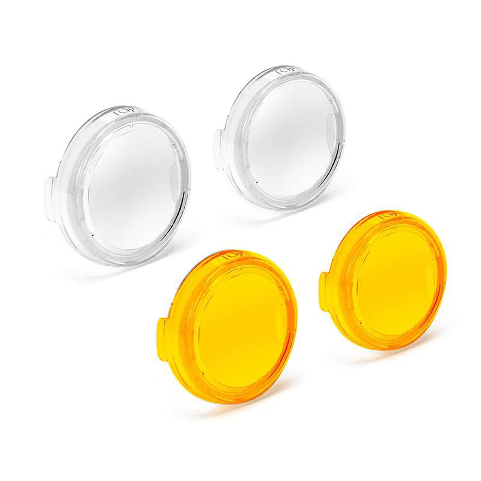 DENALI Snap-on Beam Filter for DR1 Spot Beam Pattern-Clear (Pair) #DEDNLLF10200C | Australian Moto Spares