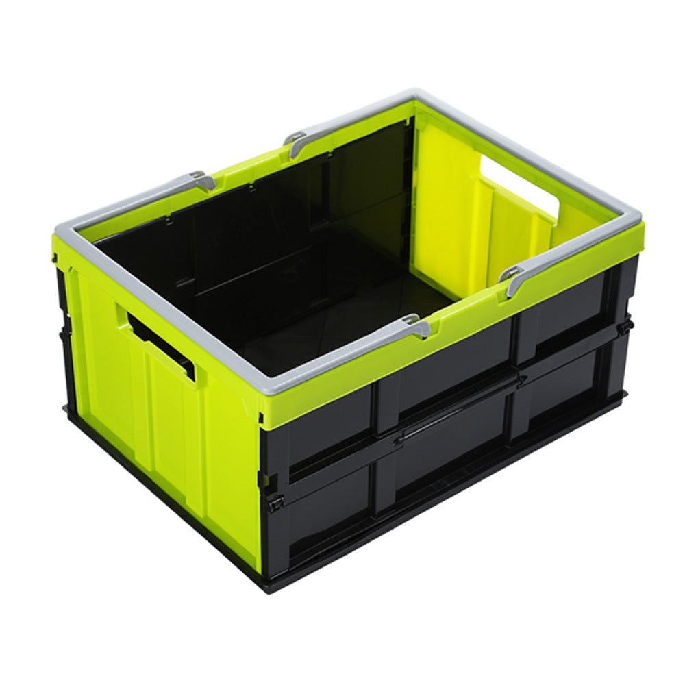 New GEAR-X Green Folding Storage Basket / Box with Handle 35L Capacity DY-613