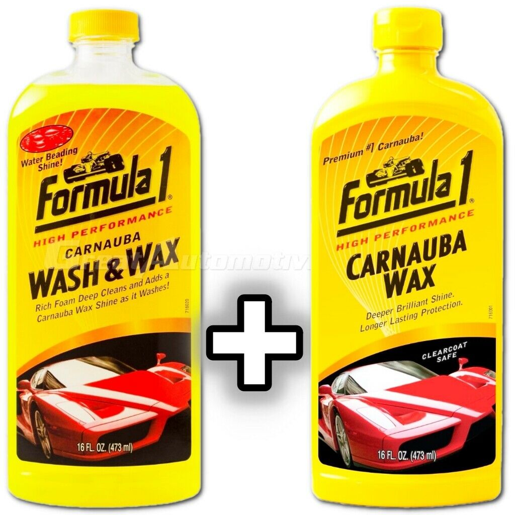 New FORMULA 1 Carnauba Car Value Pack - Wash & Wax Combo F1VP