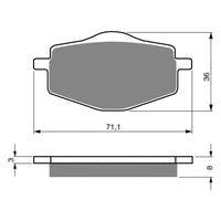 New GOLDFREN Brake Pad - S3 Sintered Sports (PBPH31) #GF018S3