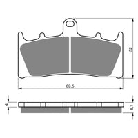 New GOLDFREN Brake Pad - S3 Sintered Sports (PBPH122) #GF039S3