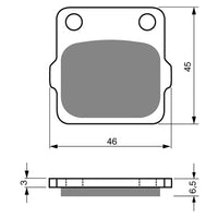 New GOLDFREN Brake Pad - K5 Off-Road Racing (PBPR25) #GF077K5