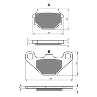 New GOLDFREN Brake Pad - K5 Off-Road Racing (PBPR16) #GF084K5