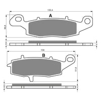 New GOLDFREN Brake Pad - S3 Sintered Sports (PBPH194) #GF124S3