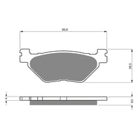 New GOLDFREN Brake Pad - S3 Sintered Sports (PBPH322) #GF165S3