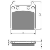 New GOLDFREN Brake Pad - S3 Sintered Sports #GF171S3