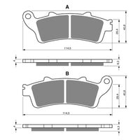 New GOLDFREN Brake Pad - S3 Sintered Sports (PBPH247) #GF178S3