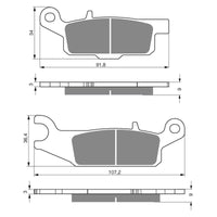 New GOLDFREN Brake Pad - K5 Off-Road Racing (PBPR388) #GF256K5
