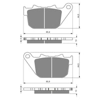 New GOLDFREN Brake Pad - S3 Sintered Sports (PBPH339) #GF274S3