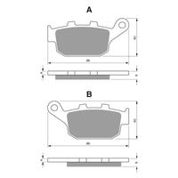 New GOLDFREN Brake Pad - S3 Sintered Sports (PBPH427) #GF306S3