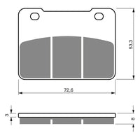 New GOLDFREN Brake Pad - S3 Sintered Sports #GF331S3