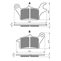 New GOLDFREN Brake Pad - S3 Sintered Sports #GF336S3