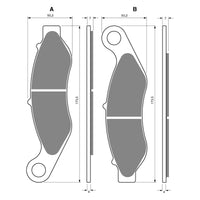 New GOLDFREN Brake Pad - S3 Sintered Sports (Pbp471) #GF352S3