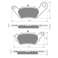 New GOLDFREN Brake Pad - S3 Sintered Sports (Pbp488) #GF370S3