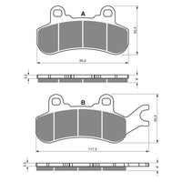 New GOLDFREN Brake Pad - K1 Sintered Off-Road #GF378K1