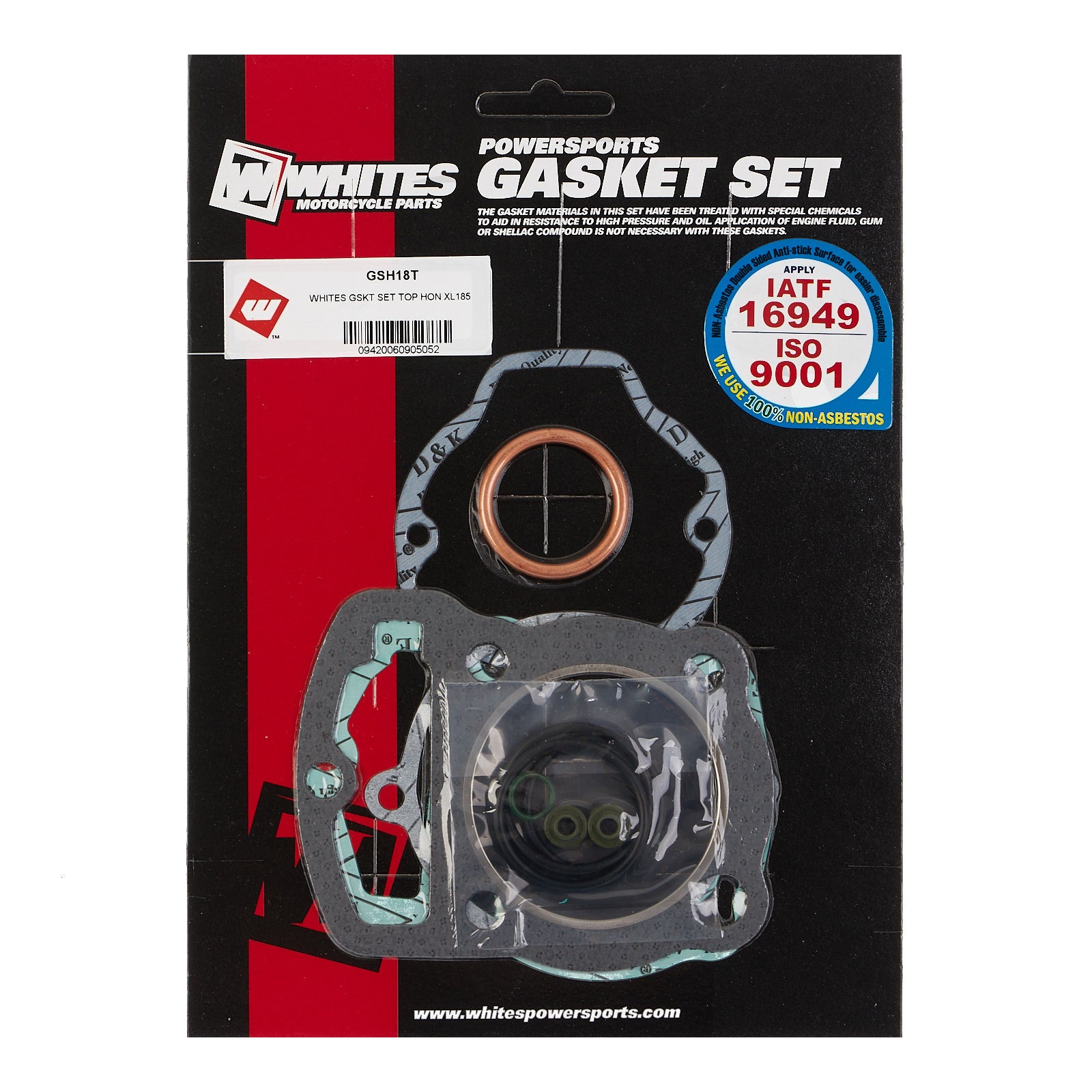 New WHITES Engine Top End Gasket Set For Honda XL185 #GSH18T