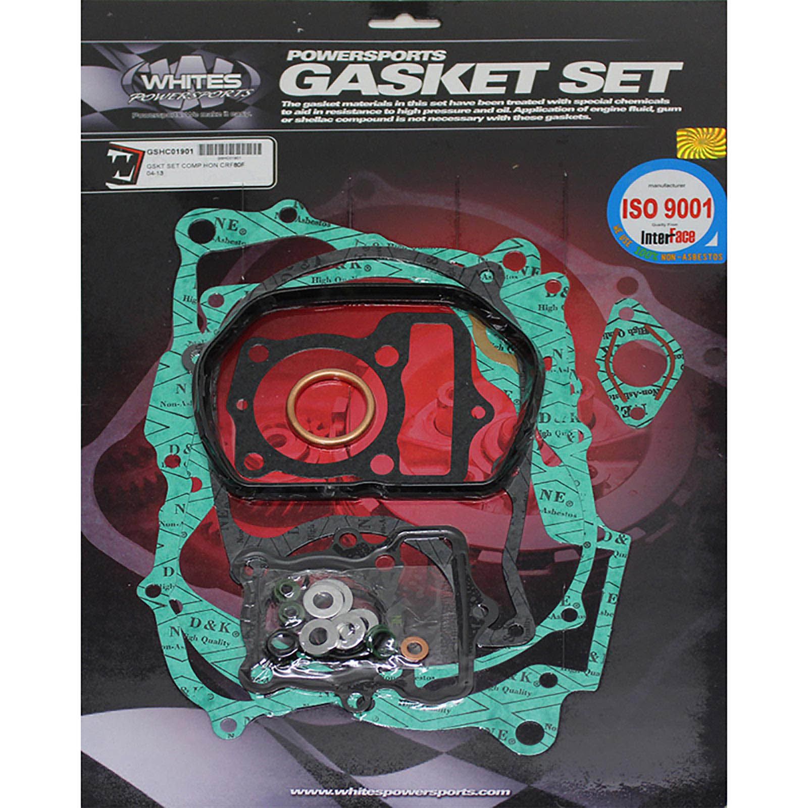 New WHITES Engine Complete Gasket Set For Honda CRF80F 2004-2013 #GSHC01901
