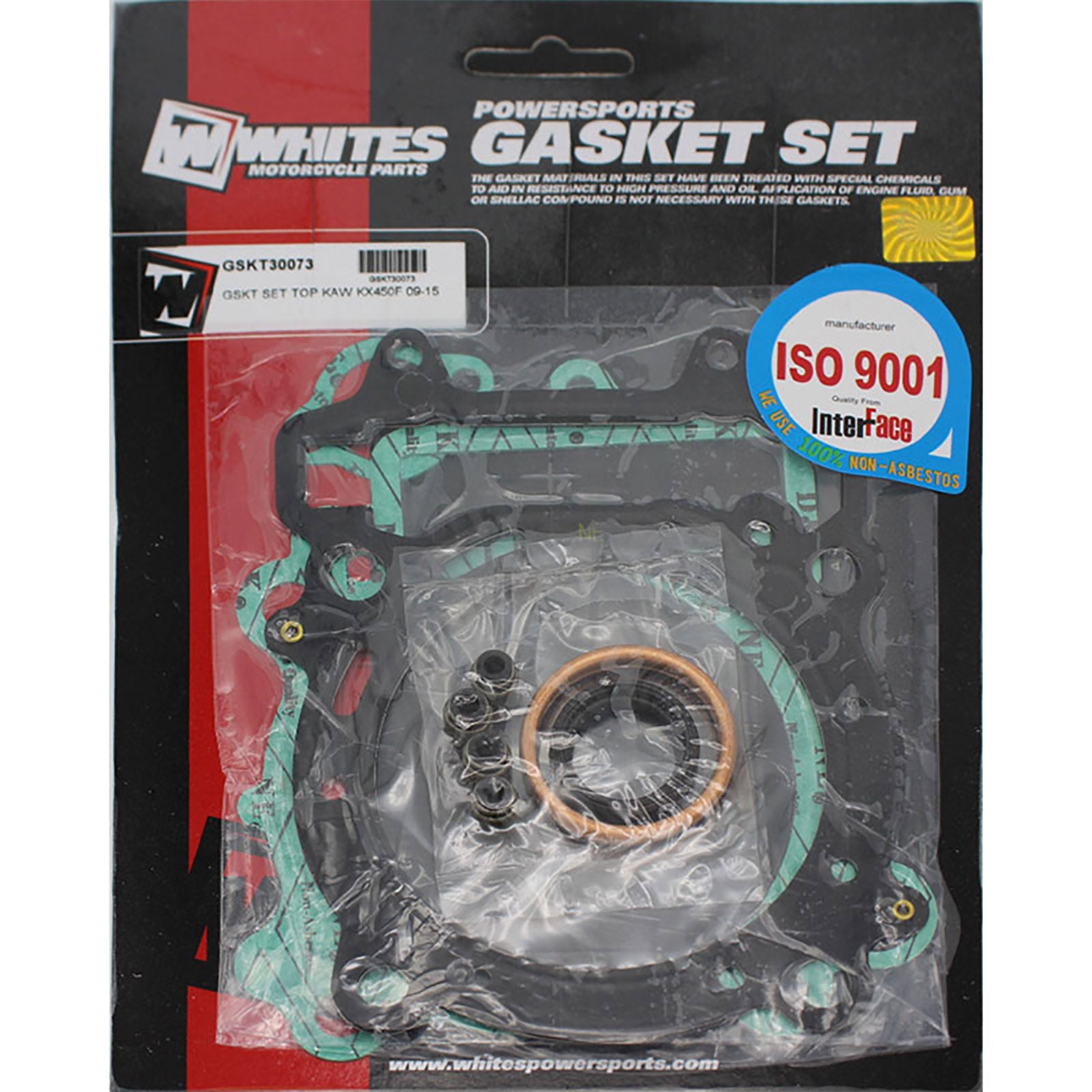 New WHITES Engine Top End Gasket Set For Kawasaki KX450F 2009-2015 #GSKT30073